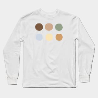 color palette 1 Long Sleeve T-Shirt